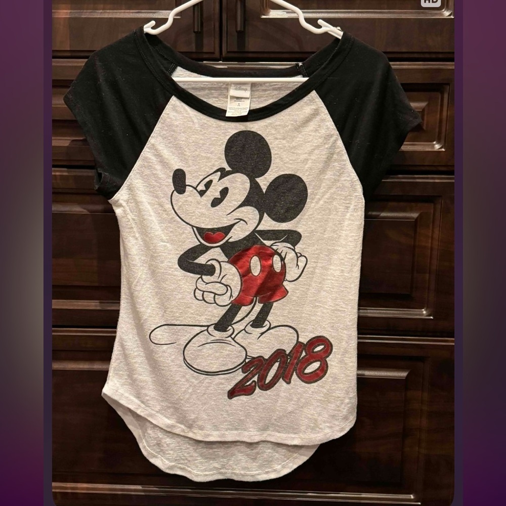 Disney Black and White Apparel Mickey Mouse juniors MEDIUM